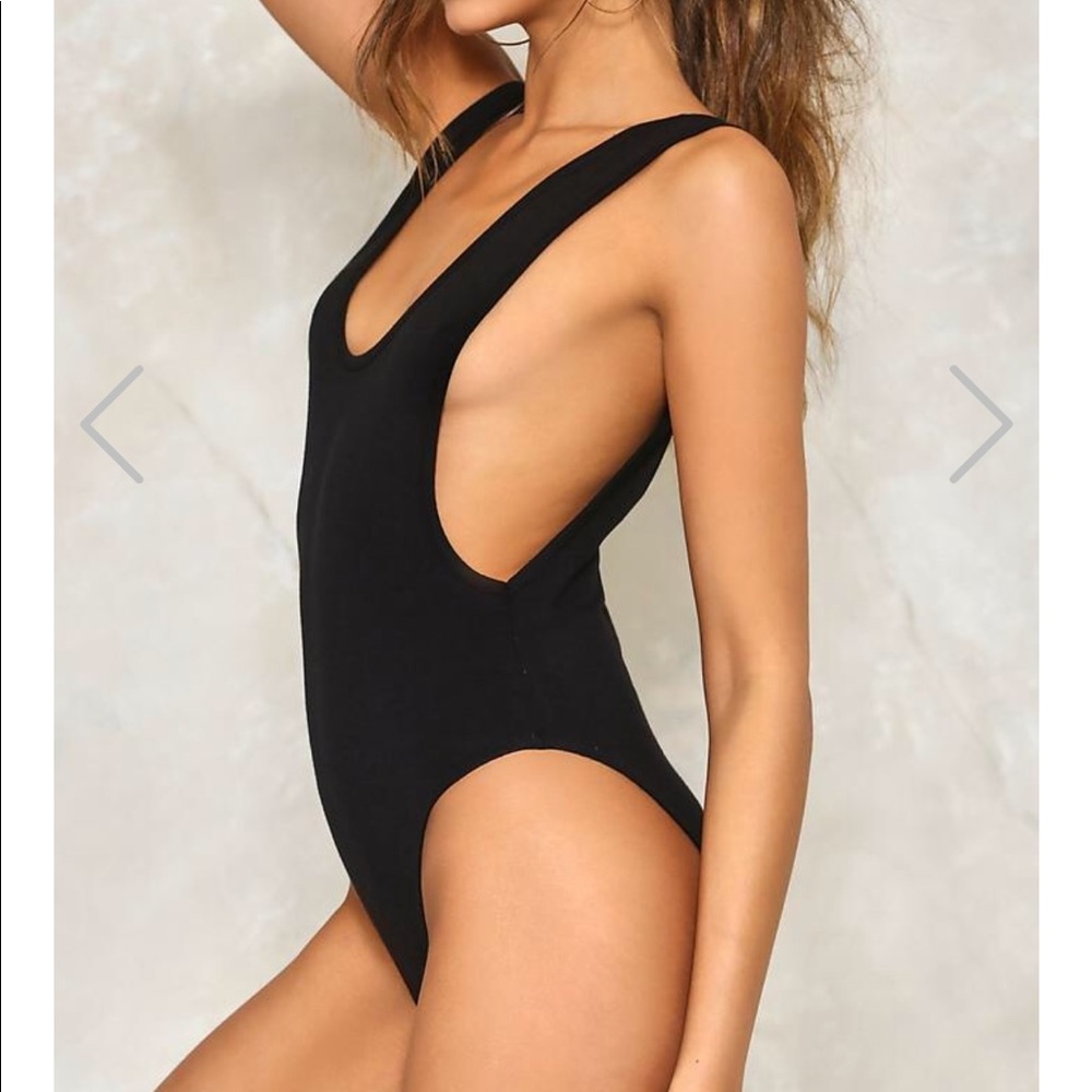 Basic Black Bodysuit from Nasty Gal